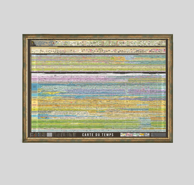 Cadre en bois massif - 123,5 x 88,7 - Avec Plexi - Finition cabinet