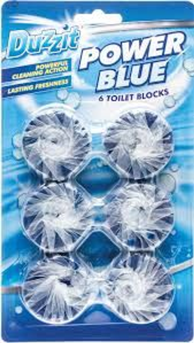 Power Blue 6 Toilet Blocks