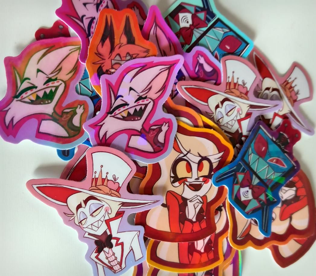 Hazbin Hotel stickers