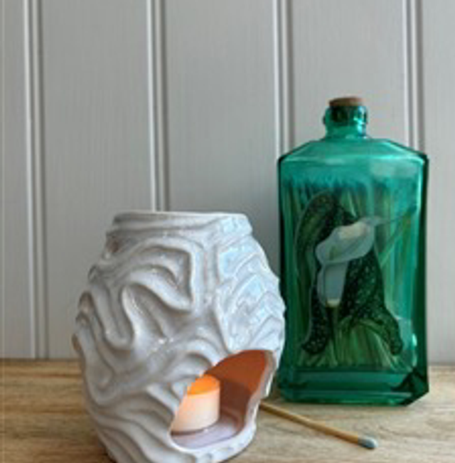 Organic Coral Tea Light Burner