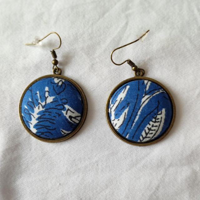 Boucles d'oreilles rondes