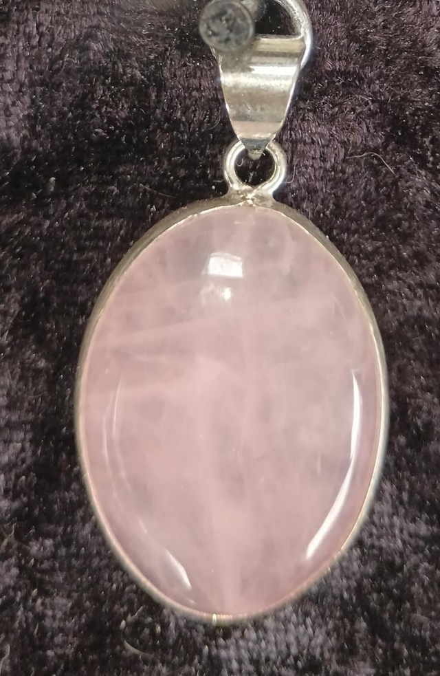 quartz rose (pendentif) 