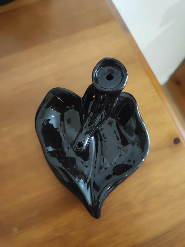 Porte encens feuille fontaine 