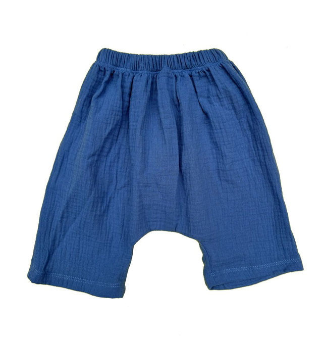 Pantalon Harem de Algodón orgánico Azul jean