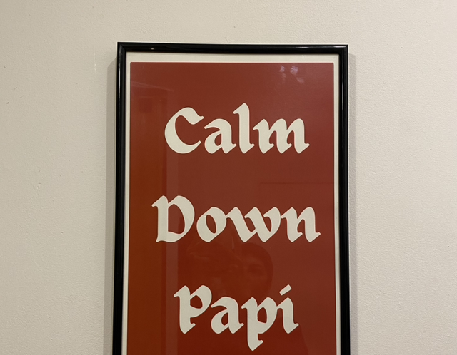 Poster Calm Down Papi