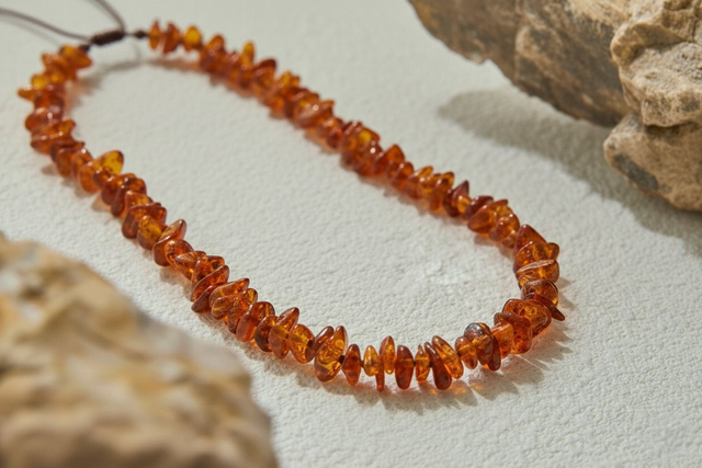 Collier ambre