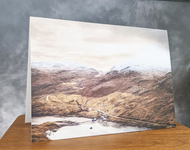 Road to Rhenigidale Blank Card