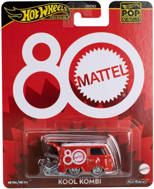 Hot Wheels Premium 80th Anniversary - Volkswagen Kool Kombi in Rot