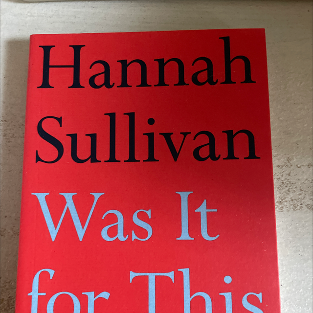 Hannah Sullivan Was It For This