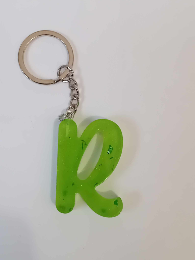 Porte clef lettre R 