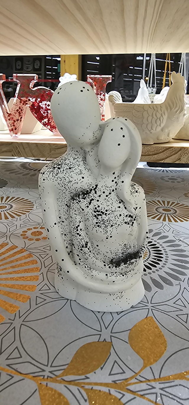 Couple enlacé