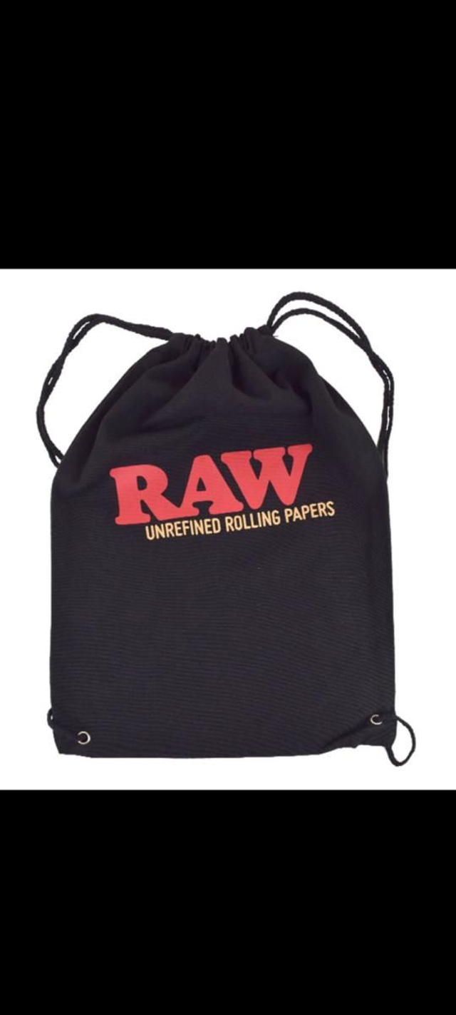 RAW Drawstring Bag Black

