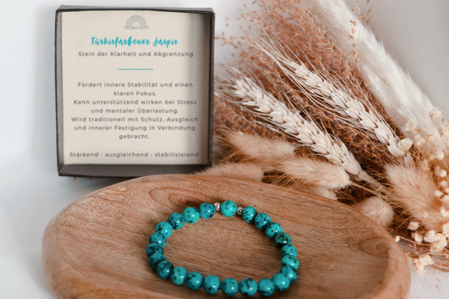 Türkiser Jaspis - Armband der Abgrenzung