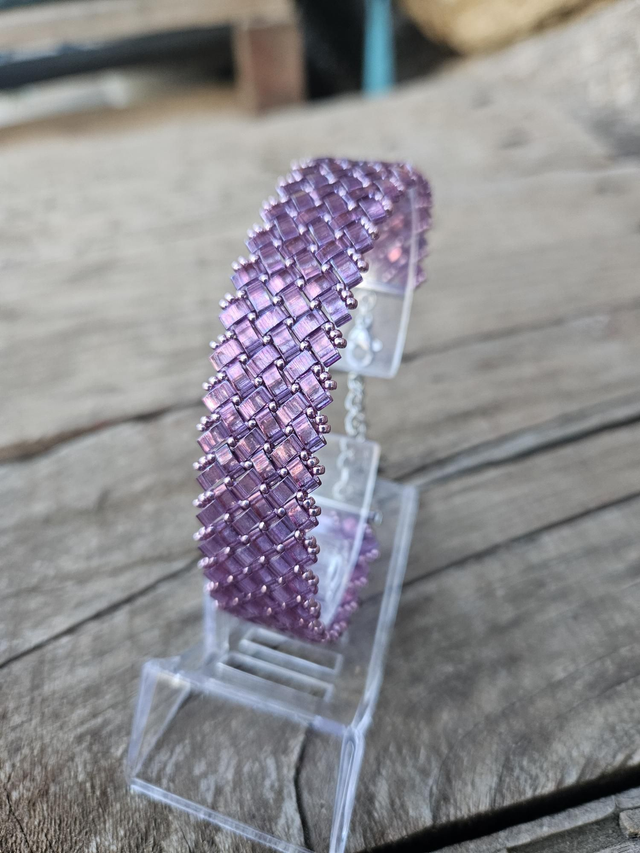 Bracelet perles de verre 