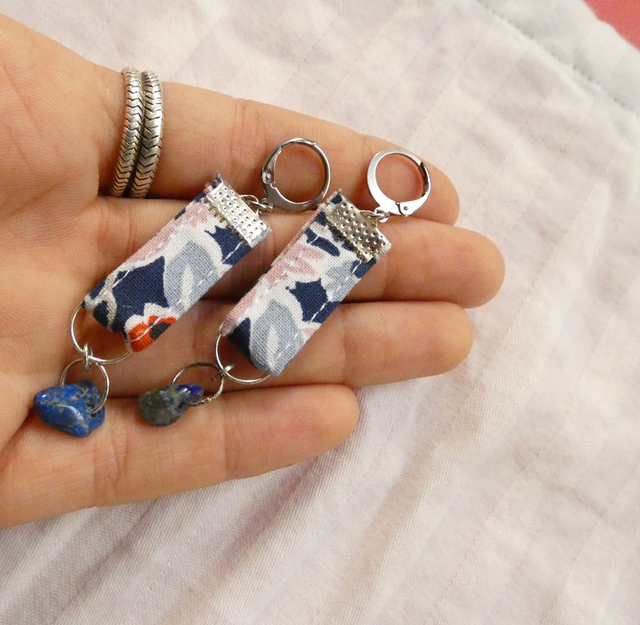 Boucles d'oreilles Lazuli