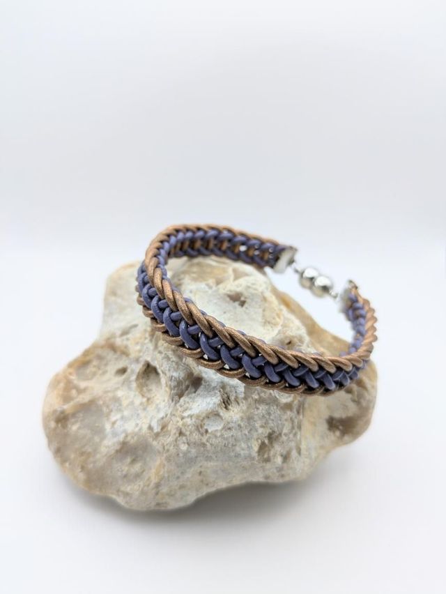 Slim Flat Braid Kumihimo Bracelet (2)