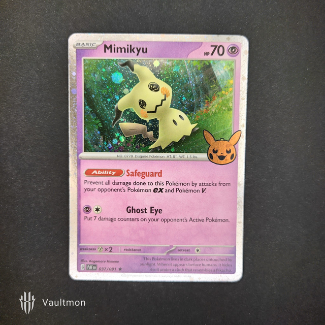 Mimikyu 037/091 (Cosmos Holo) Trick or Trade 2024