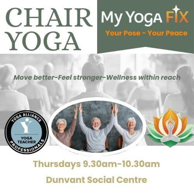 Thursday Chair Yoga - Dunvant Social Centre - Wellness Within Reach Class - 2026