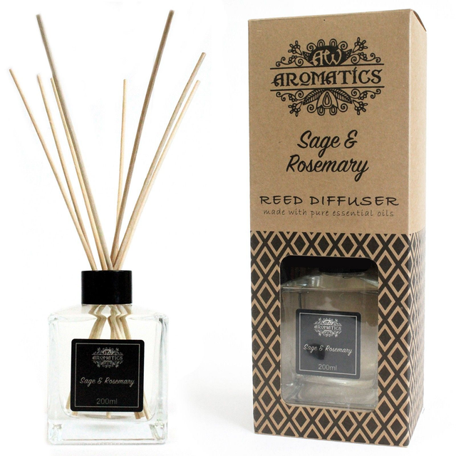 Diffuseur à Rotin - Sauge & Romarin