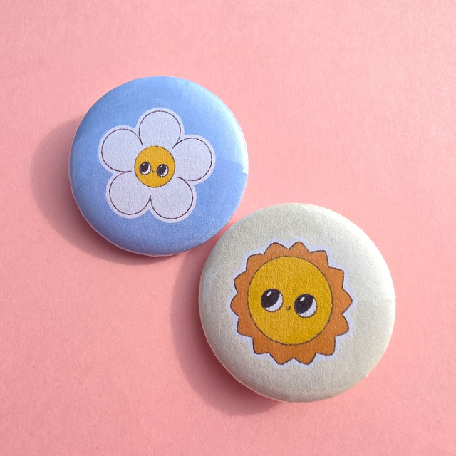 Smiling friends - metal pins