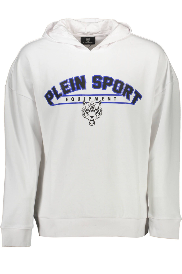 PLEIN SPORT FELPA SENZA ZIP UOMO BIANCO