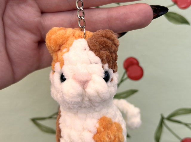 Porte-clés Chat Calico