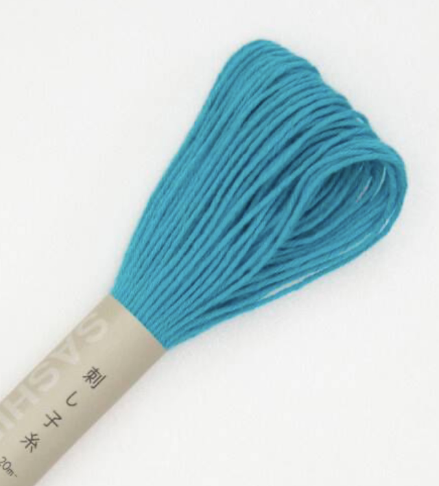 Fil Sashiko Turquoise 20 M