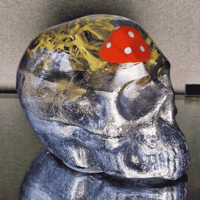 TETE DE MORT CHAMPIGNON MAGIQUE