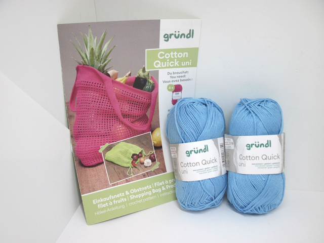 Kit filet à provisions 100% coton  