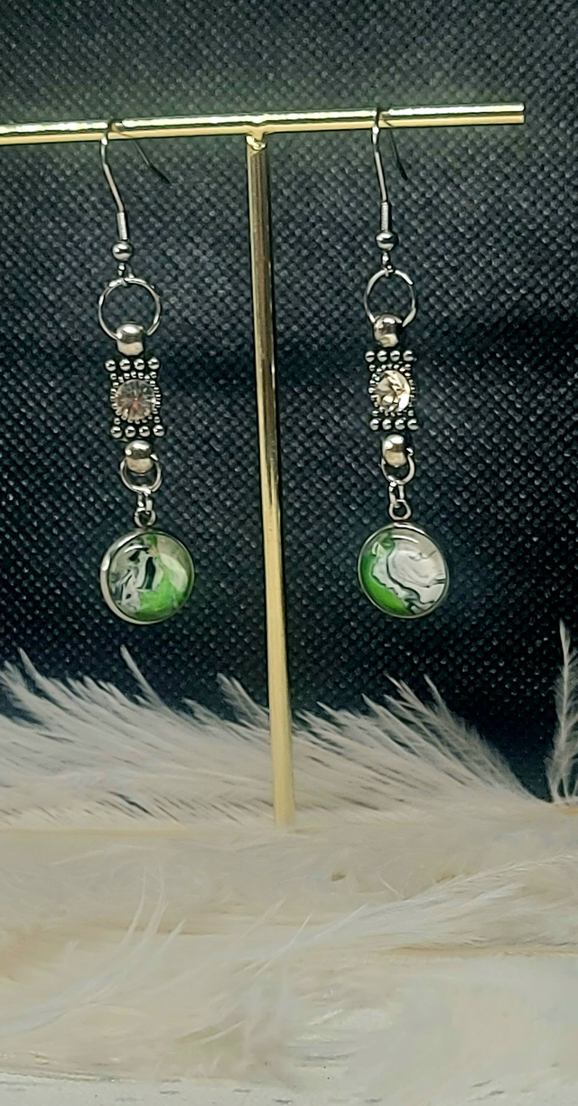 Wearable Art - Unique Drop Earrings