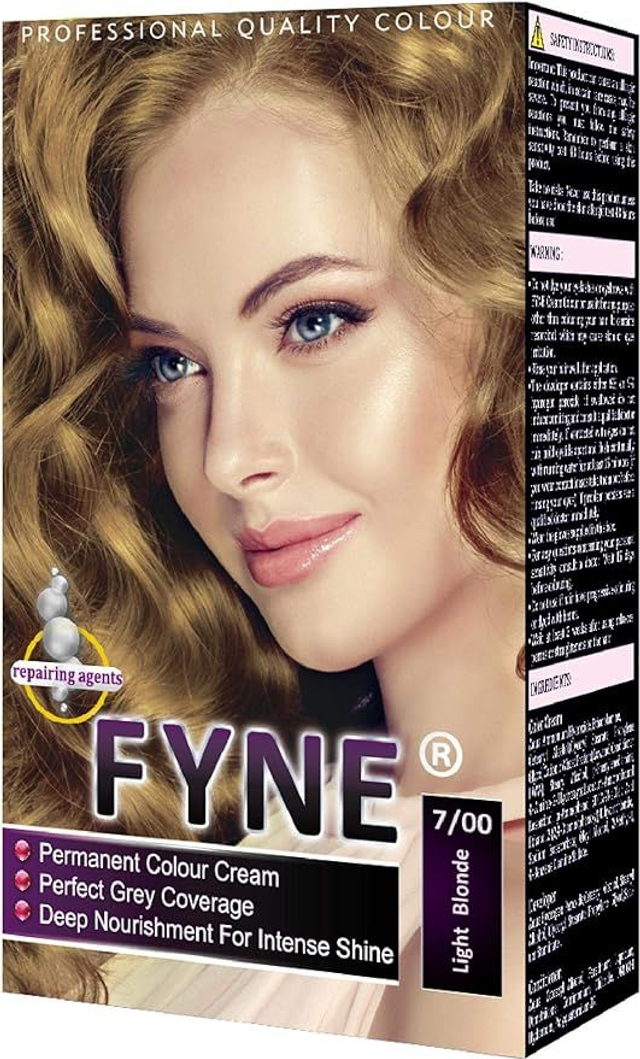 FYNE  Permanent Hair Dye for Women -(Light Blonde 7/00)