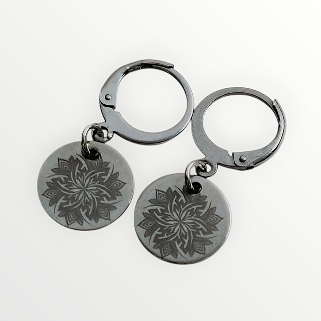 Boucles d'oreilles fleur d'isis