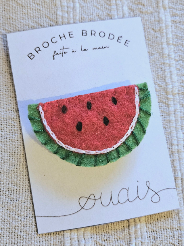 Broche - Pastèque