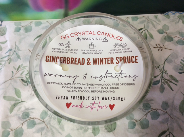 Gingerbread&amp;Winterspruce candle