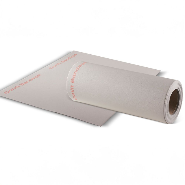 Rockwool Conlit Bandage Grau – Brandschutzbandage | 380 mm × 10 m