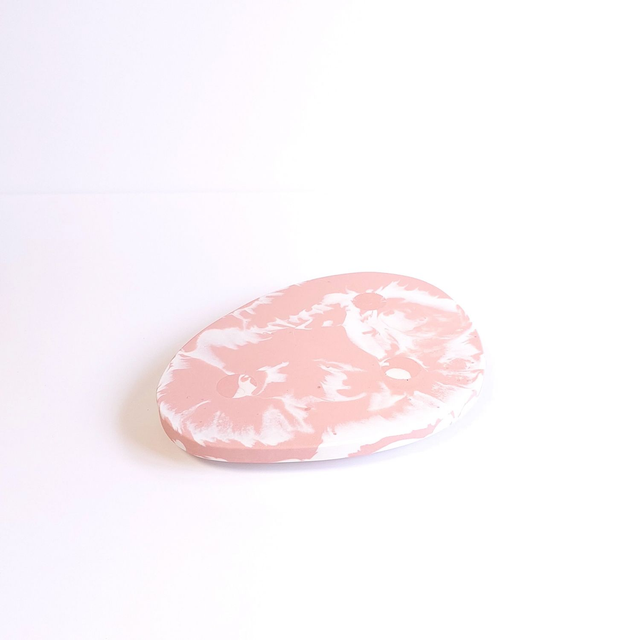 Dessous de plat rose poudré