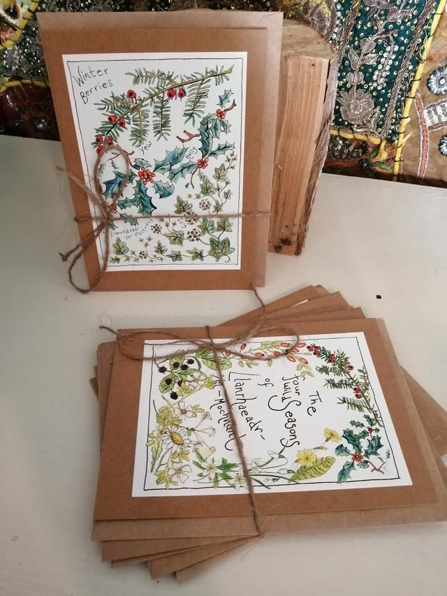 Winter Berries Greetings Card 