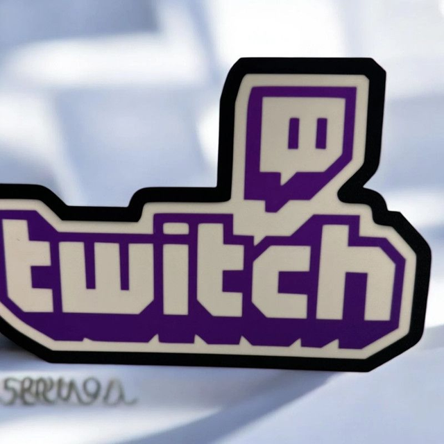 Lampe 3D Twitch Logo LED - L’éclairage parfait pour ton setup streaming !