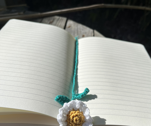 Marque page marguerite 