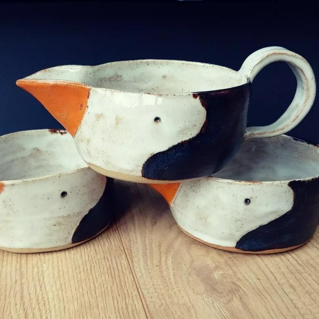 Puffin jug - MADE TO ORDER