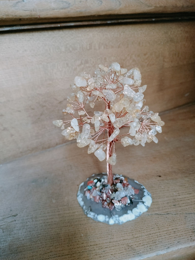 Arbre en citrine chauffée 120 à 150 mm