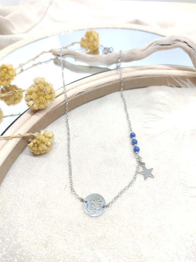 Collier AJNA Lapis-lazuli