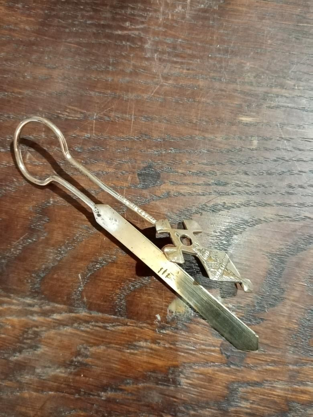 Marque page en argent 