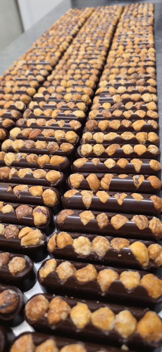 Dark chocolate 55% with roasted hazelnut 