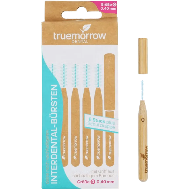 Truemorrow Interdentalbürsten (6 Stück) 0 (0.40 mm) - pink