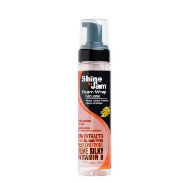 SHINE &#039;N JAM: SUPREME FOAM WRAP MOUSSE 8OZ