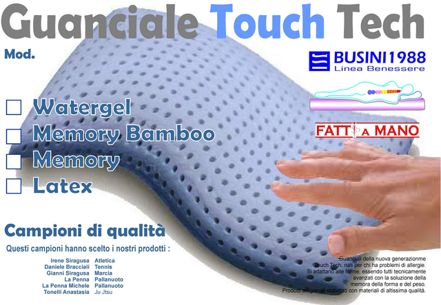 Guanciale Touch Tech MEMORY DREAM