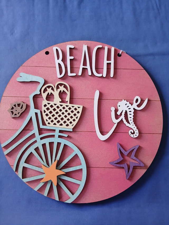 Plaque déco Plage
