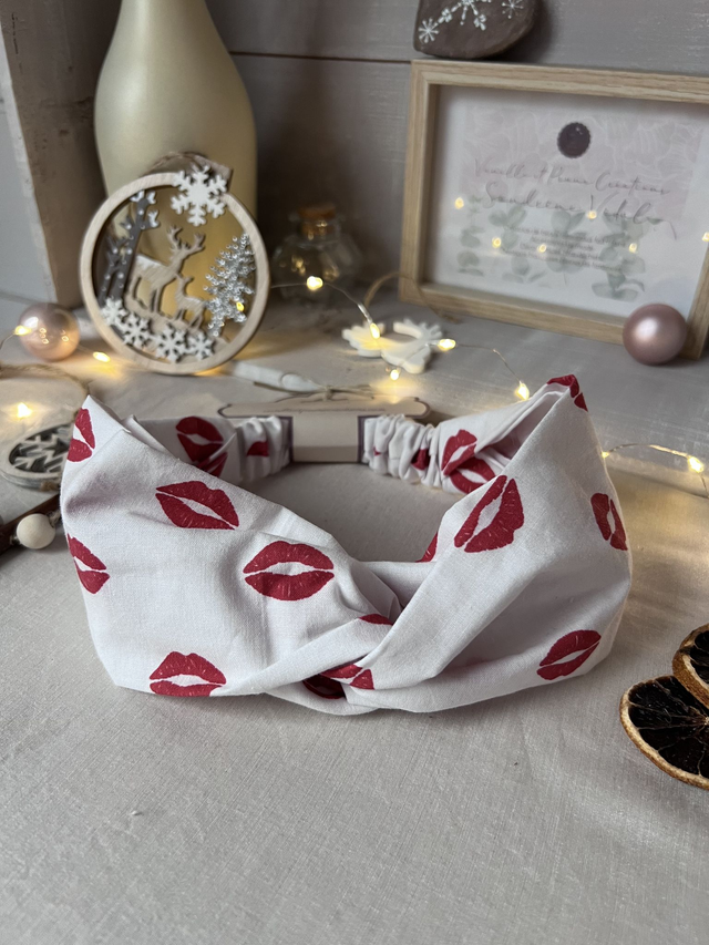 Bandeau croisé Bisous 💋 