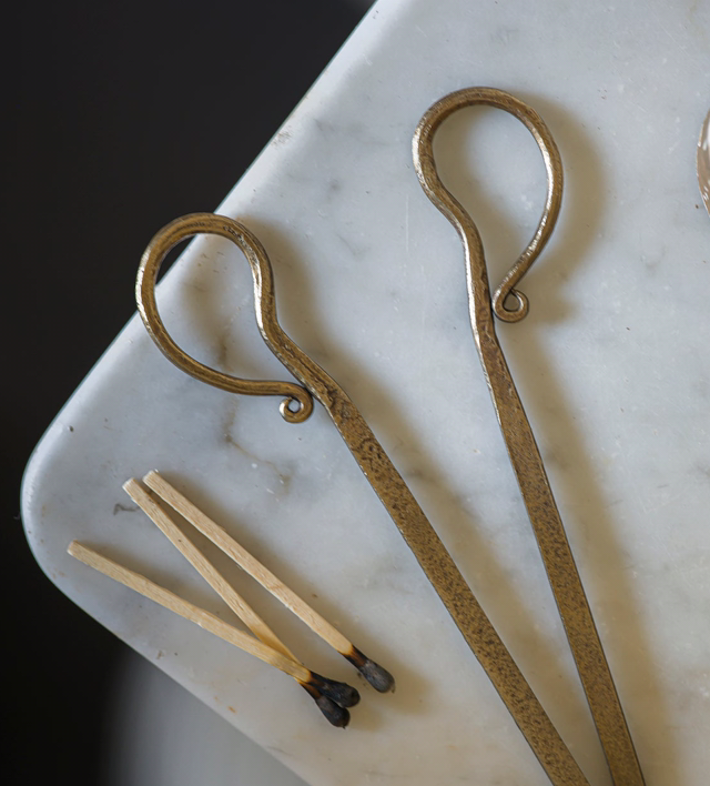 Antique Brass Wick Snips